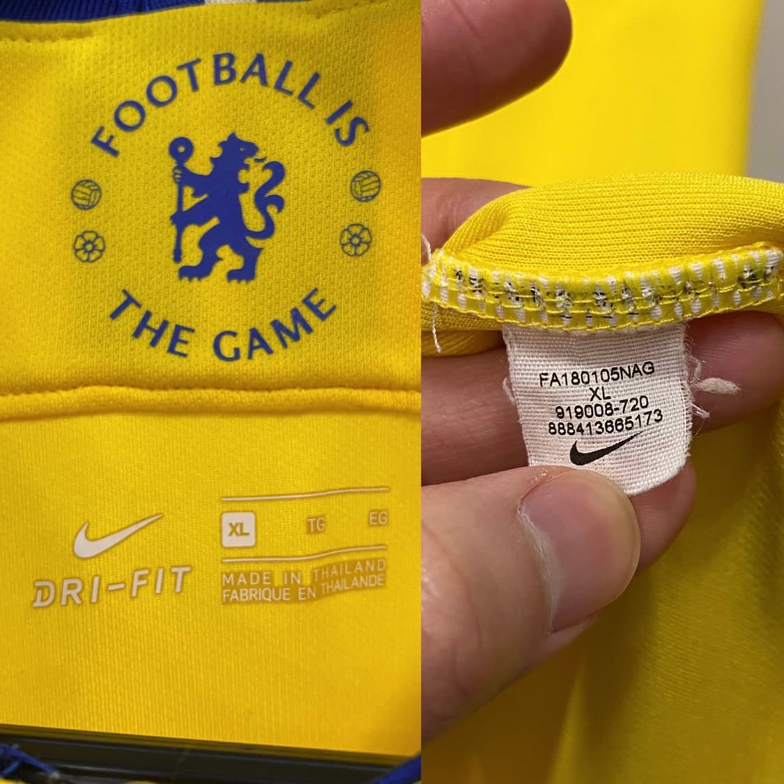 나이키 18-19 첼시 어웨이 유니폼 상품이미지6