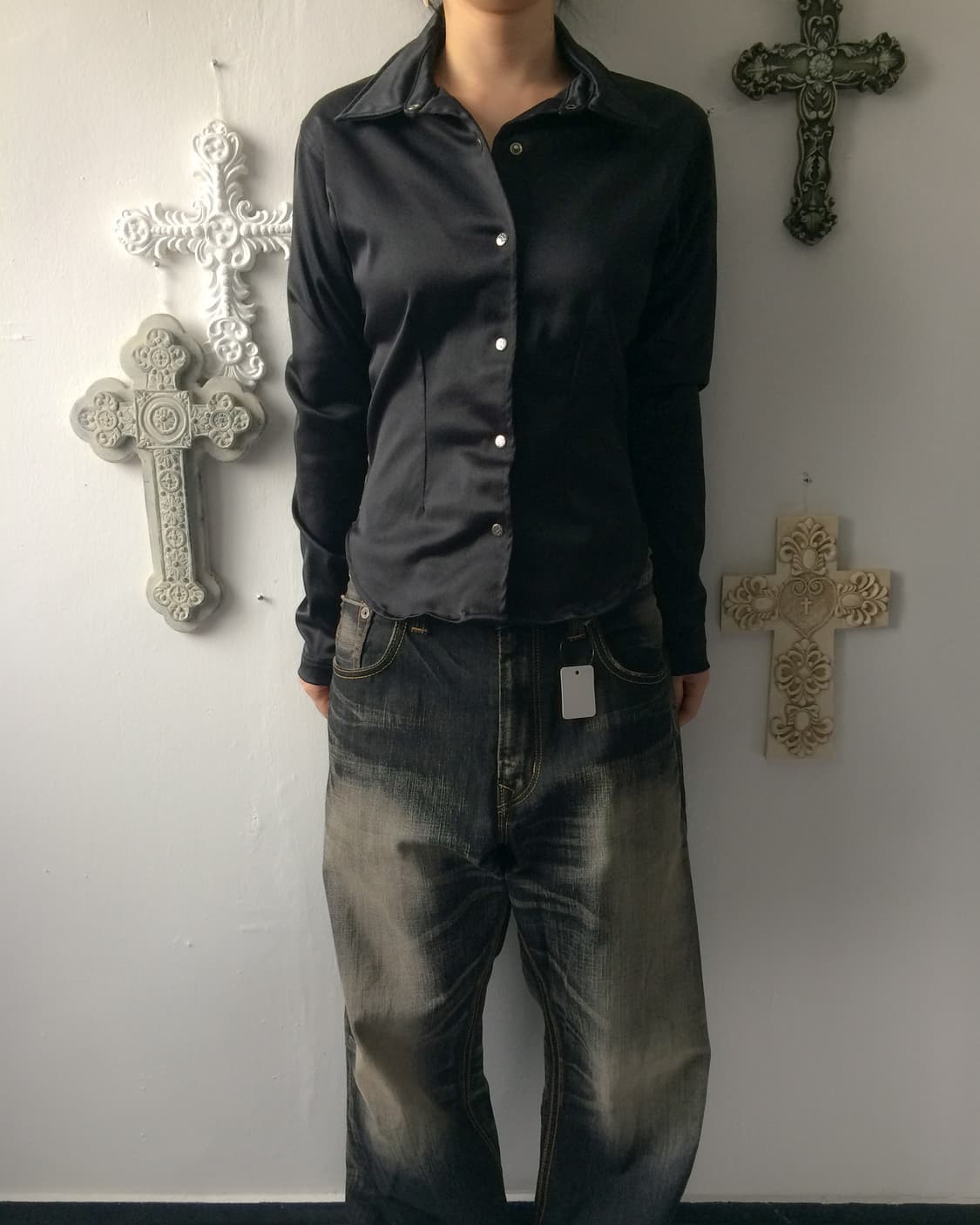 Glossy shirt 상품이미지1
