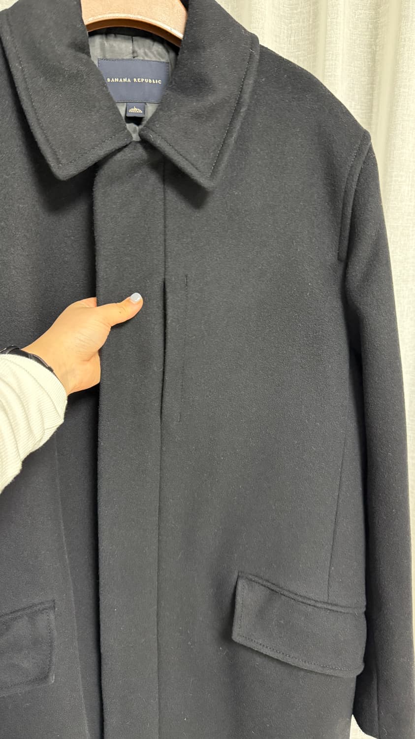 바나나리퍼블릭 블랙 코트 상품이미지6