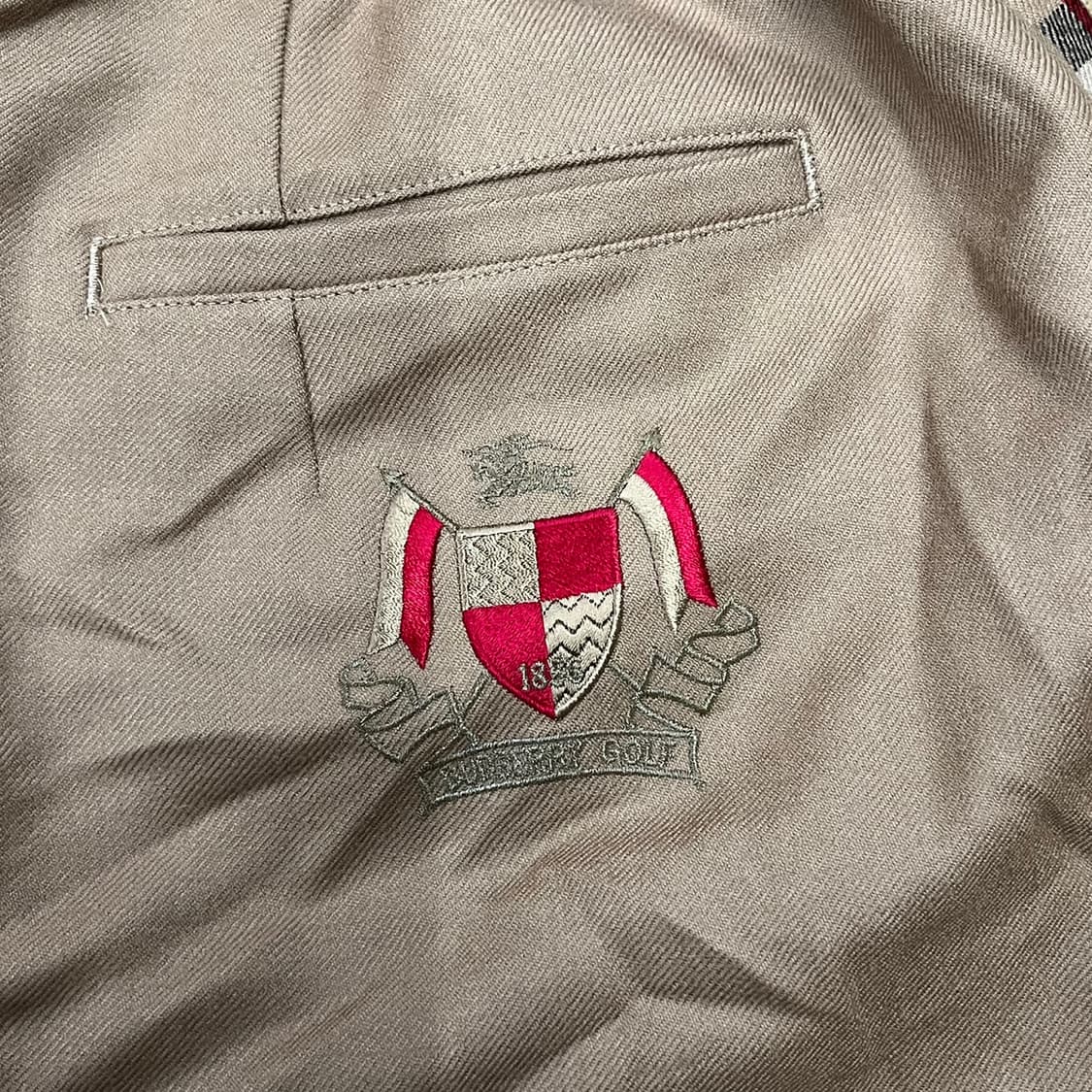 [정품/XL] 버버리 체크 베이지 반바지  상품이미지5