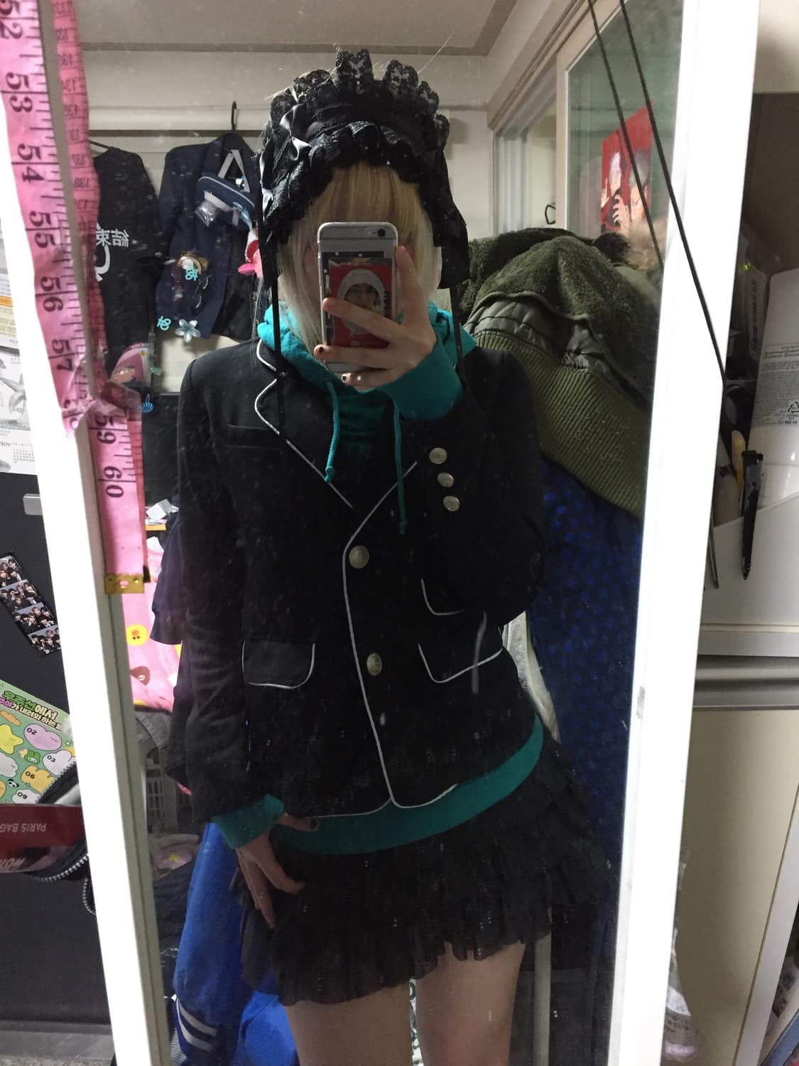 빈티지 lovetoxic 블레이저 후드 코디세트 상품이미지2