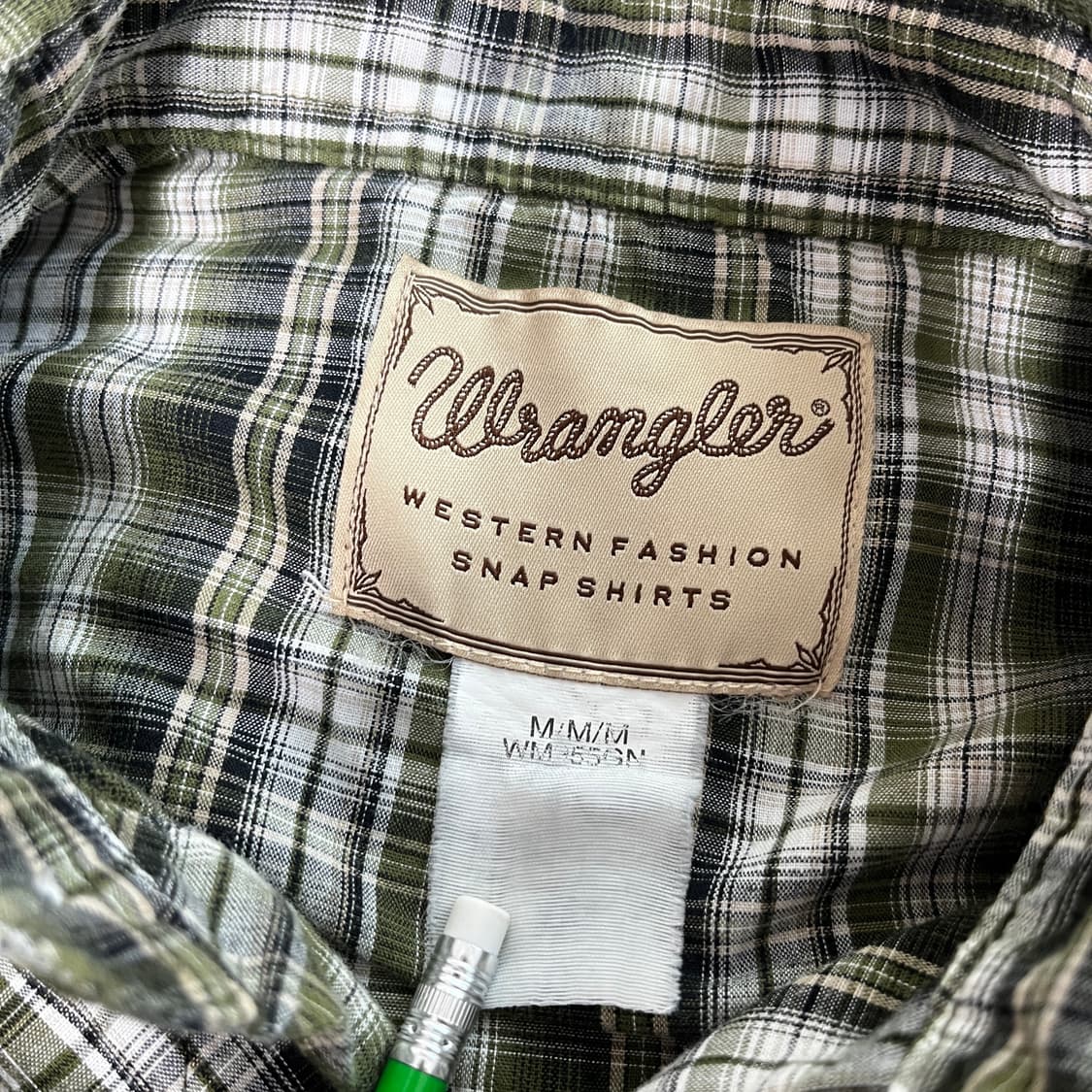 WRANGLER 랭글러 웨스턴 체크 셔츠 상품이미지9