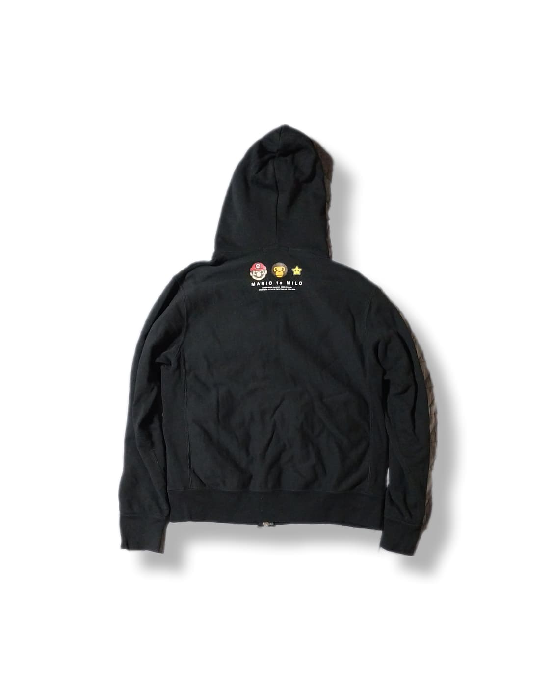 2008베이프x닌텐도 마리오 투 마일로 풀집업 후드 S 상품이미지2