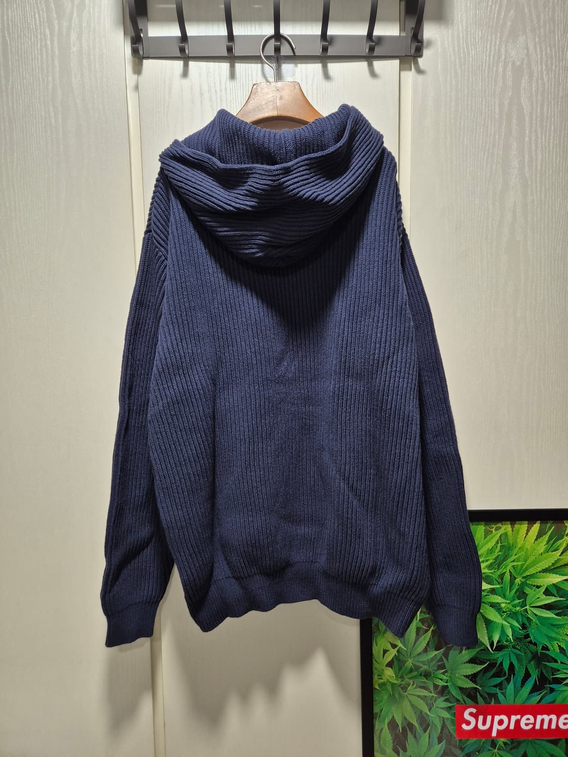 LMC 네이비 후드 니트 상품이미지10