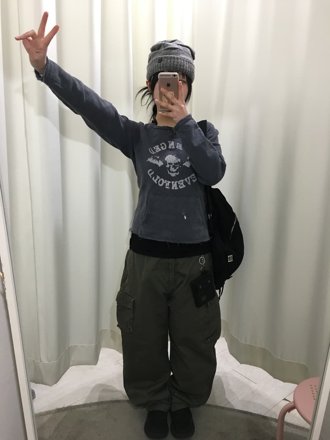 Clear land skull T-shirt 상품이미지3