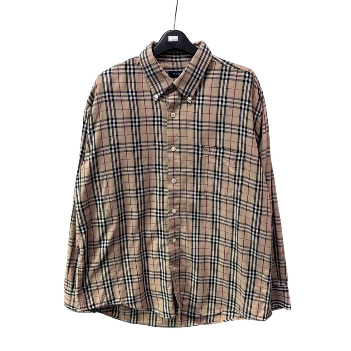 정품 버버리 노바체크 베이지 셔츠 상품이미지2