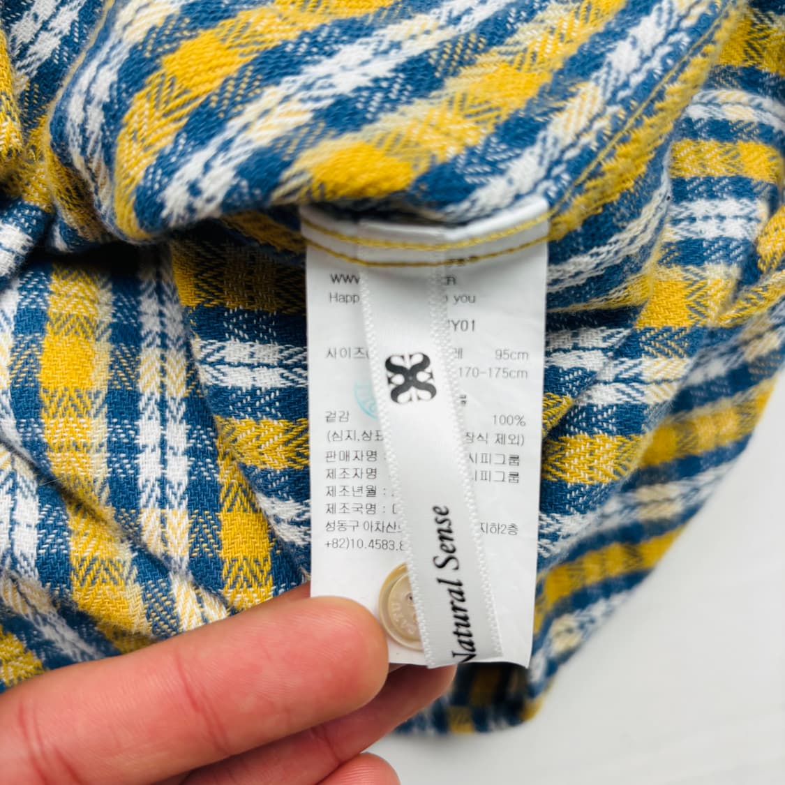 세터 더블 포켓 체크 플란넬 셔츠 M 상품이미지8