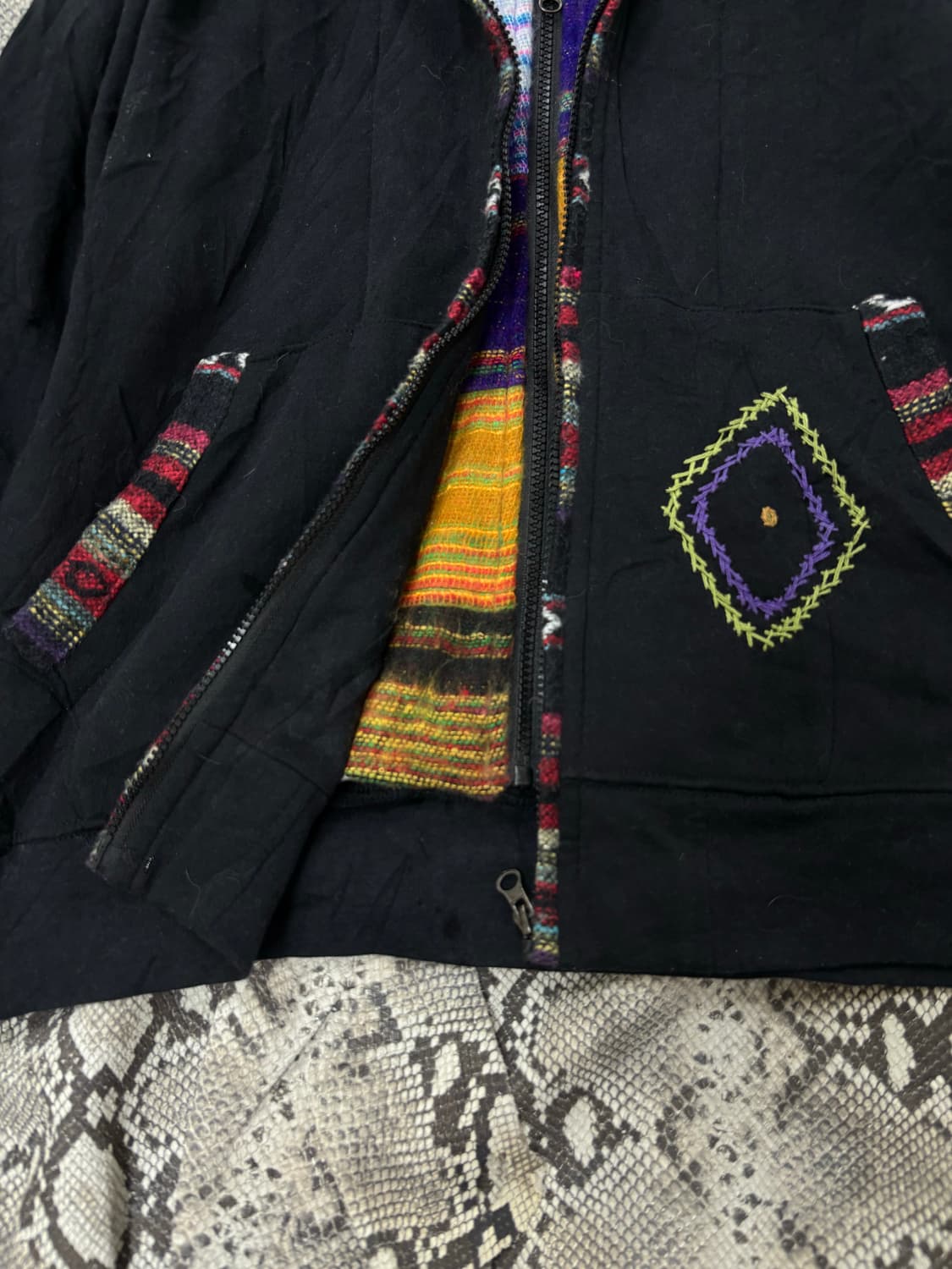 “G.O.A” 00’s hippie Mood 2Hooded Layered 상품이미지3