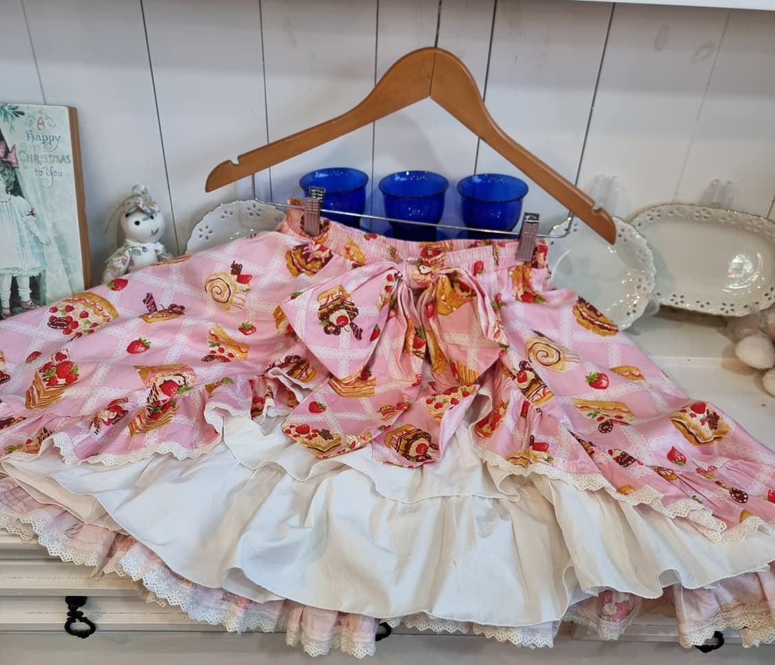 BODYLINE(바디라인) 디저트 빅리본 스커트 상품이미지6