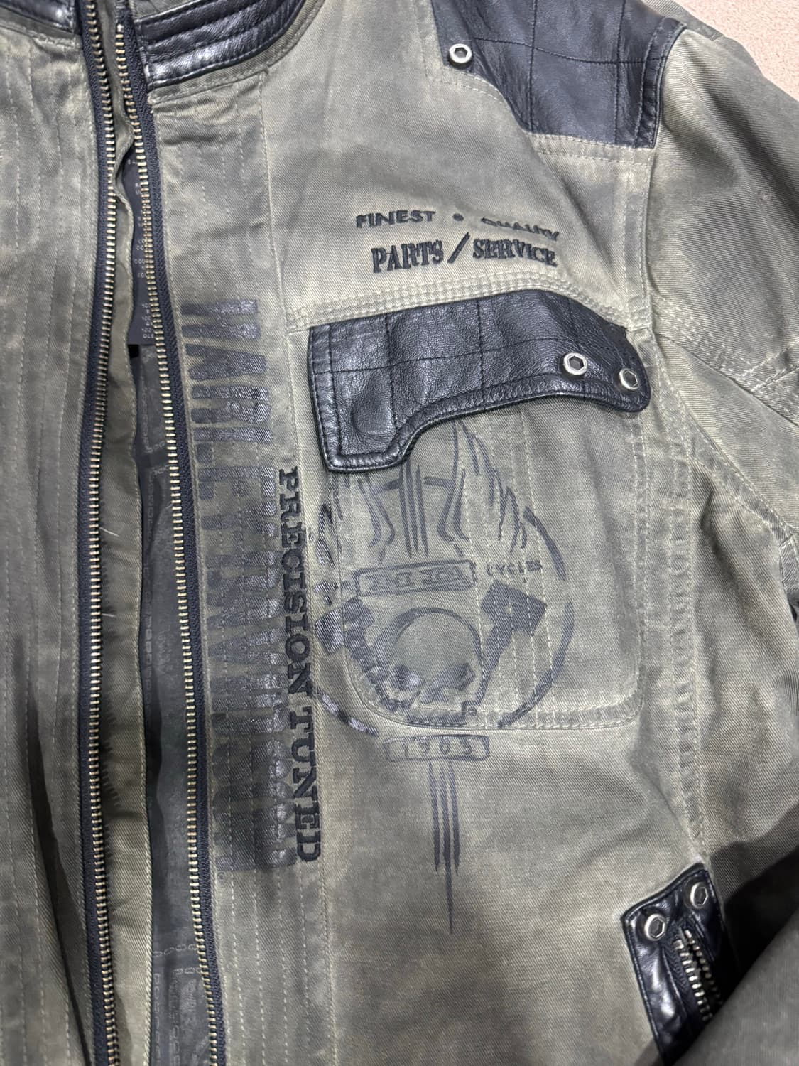 할리데이비슨 카키 자켓 상품이미지3