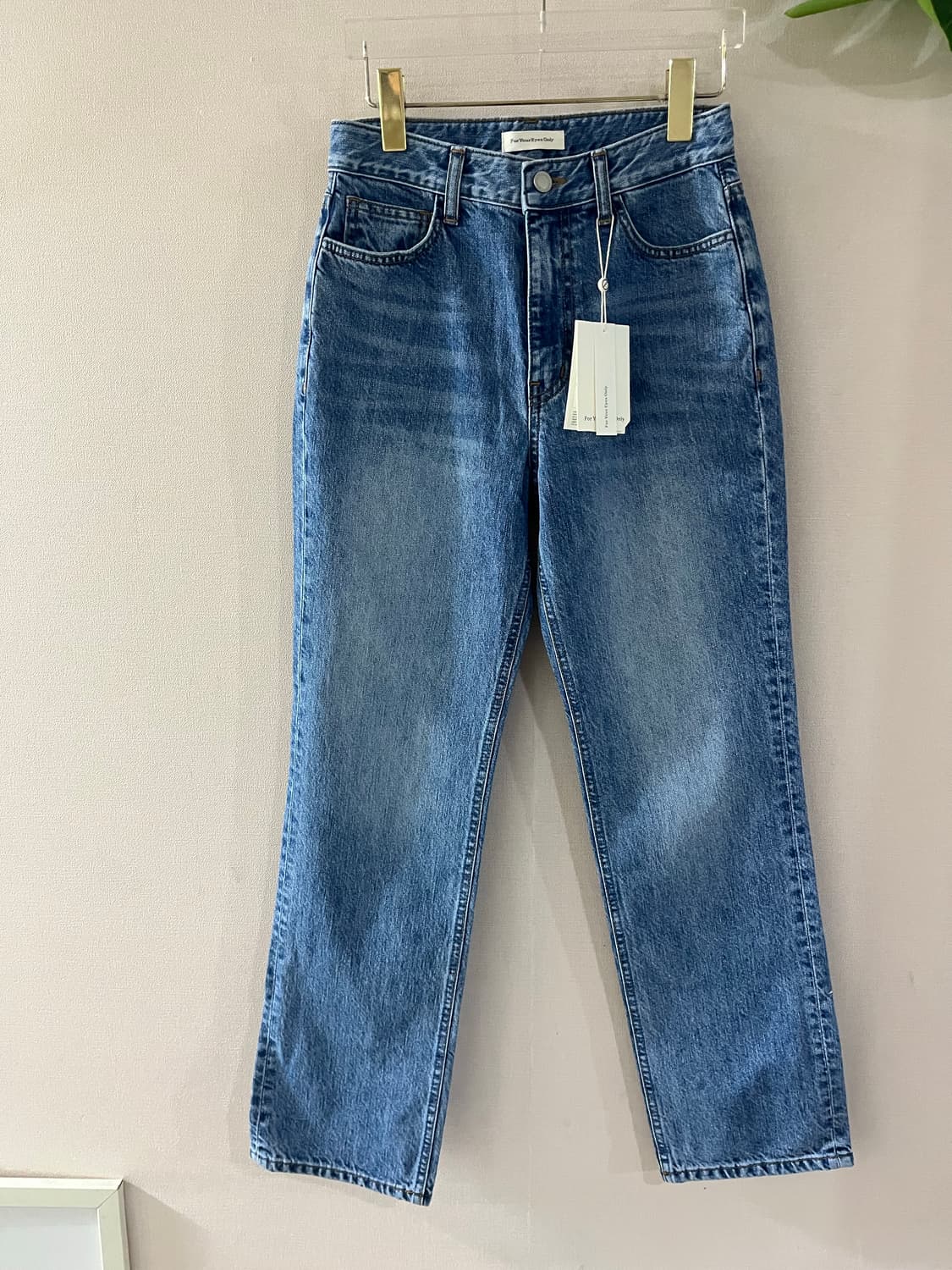 포유온 Romy straight crop denim(36) 상품이미지5