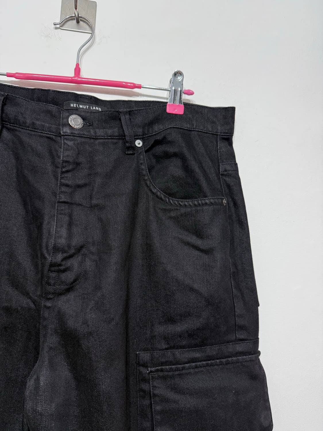 헬무트랭 HELMUT LANG 블랙 카고팬츠 매장택 30 상품이미지3