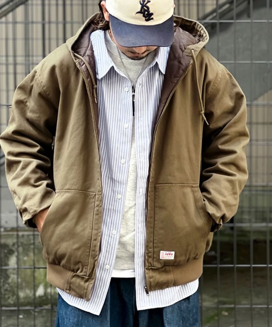 미사용 JAVA 액티브 후드 워크자켓 상품이미지1