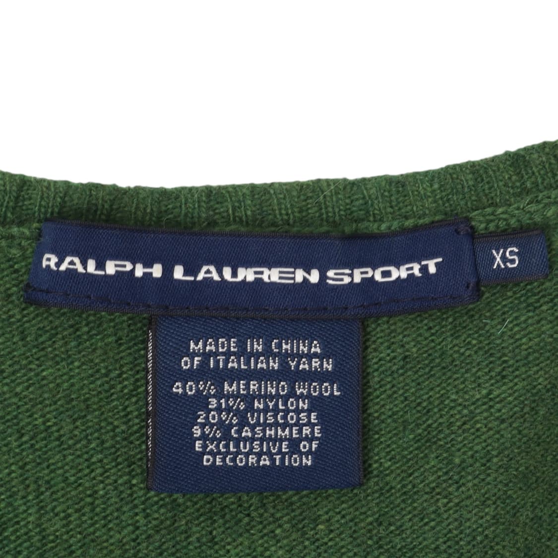 폴로 랄프로렌 말차 그린 울 캐시미어 니트 상품이미지8