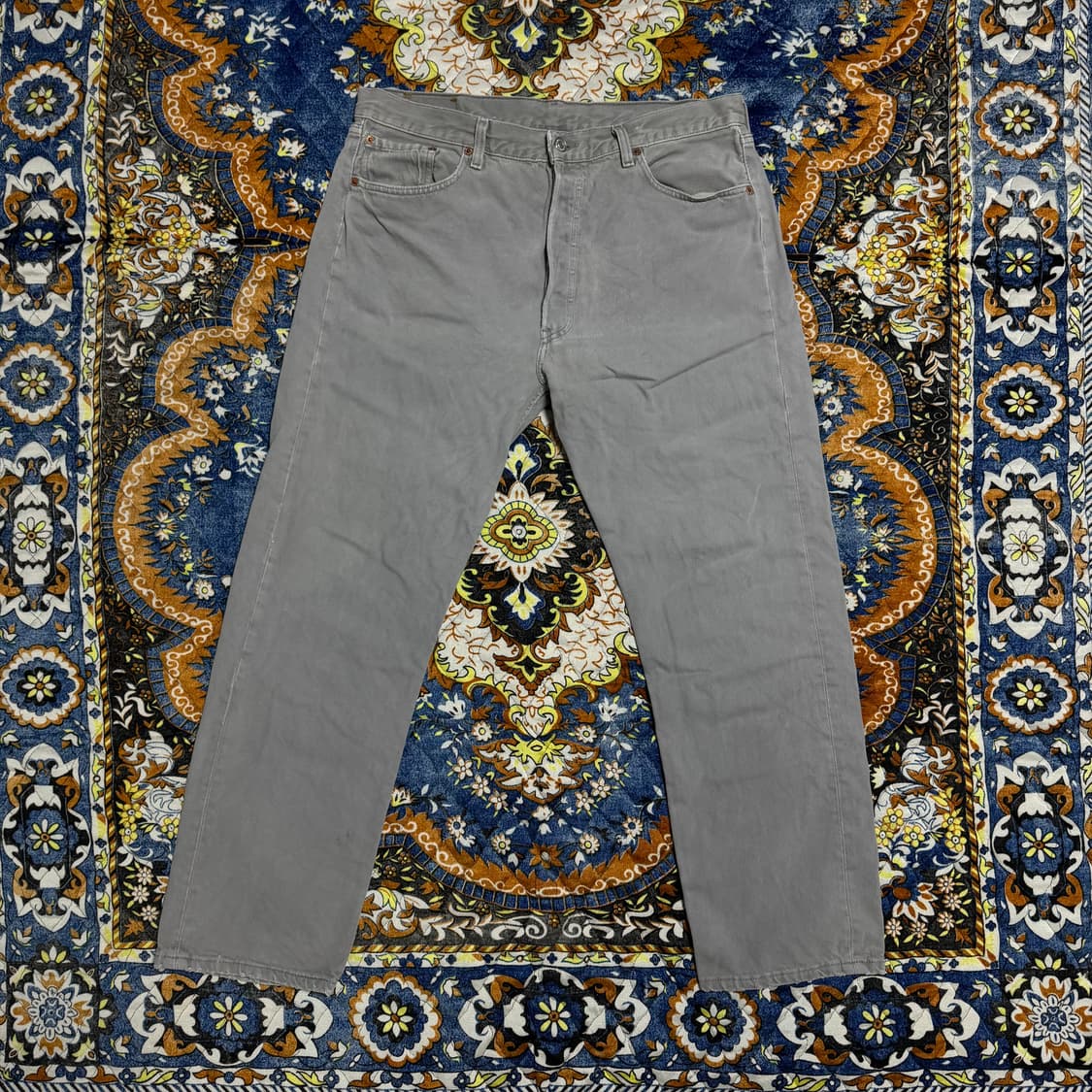 빈티지 90s USA 리바이스 501 그레이 데님 팬츠 상품이미지1