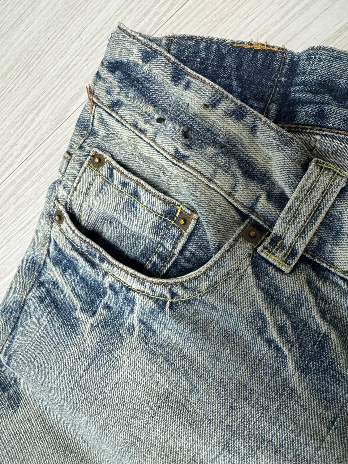 [Tornado Mart] 부츠컷 로우웨이스트 데미지 진 상품이미지7