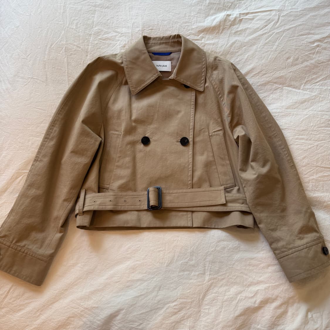 구호플러스 트렌치 숏 자켓 상품이미지2