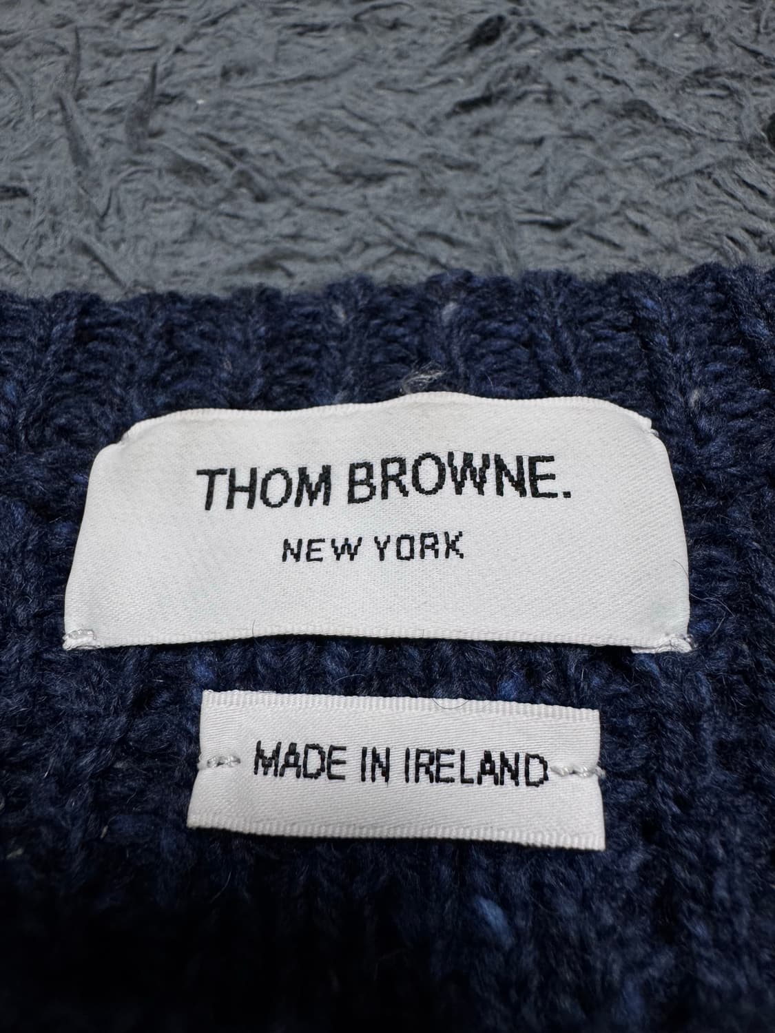 톰브라운 도네갈 니트 네이비 4사이즈 상품이미지2