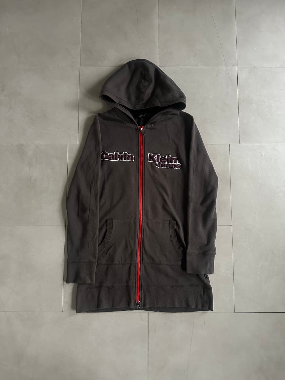 brown 2way hood zip-up 상품이미지8