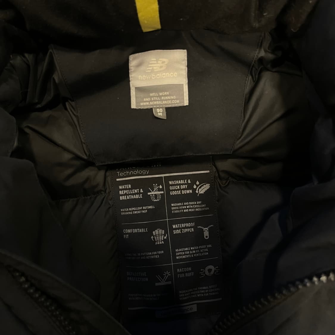 뉴발란스 빈티지 패트롤 숏패딩 M 상품이미지3