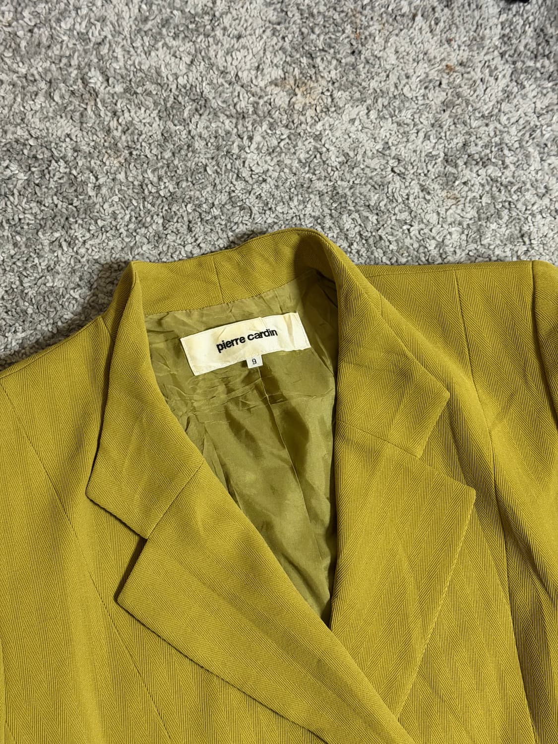 Pierre Cardin 피에르가르뎅 헤링본 더블 자켓 상품이미지2