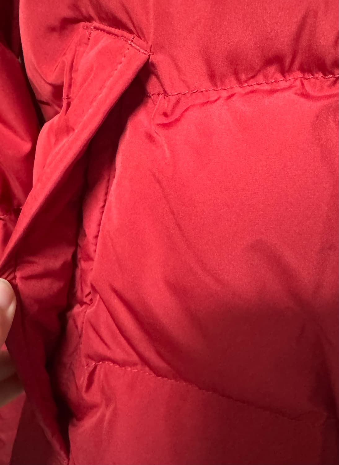 WHO.A.U 캘리포니아 레드 패딩 상품이미지7