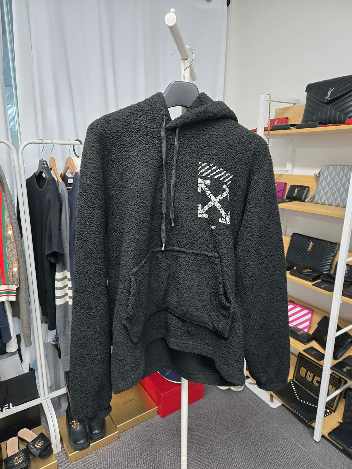 [정품] 오프화이트 후드티셔츠 상품이미지2