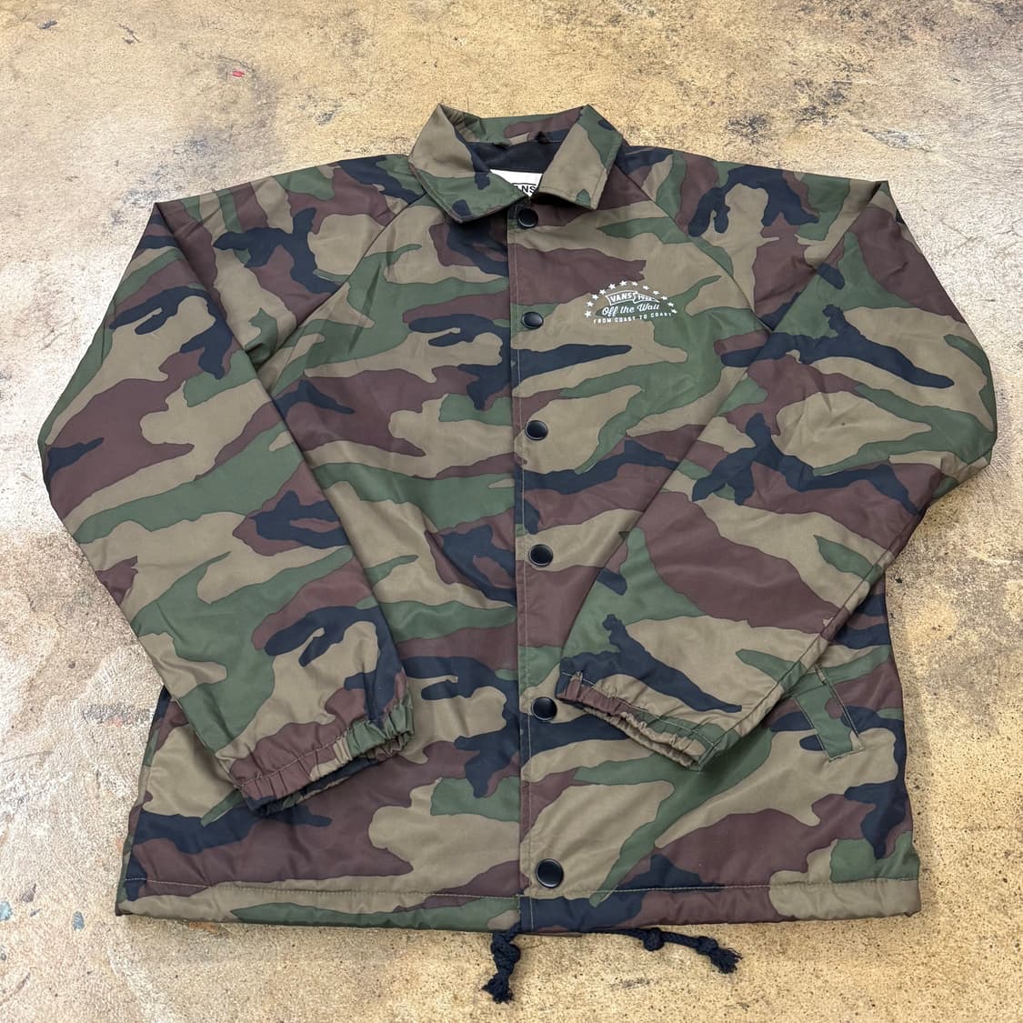 [정품/XS] 반스 밀리터리 카모 코치 자켓 b19 상품이미지2