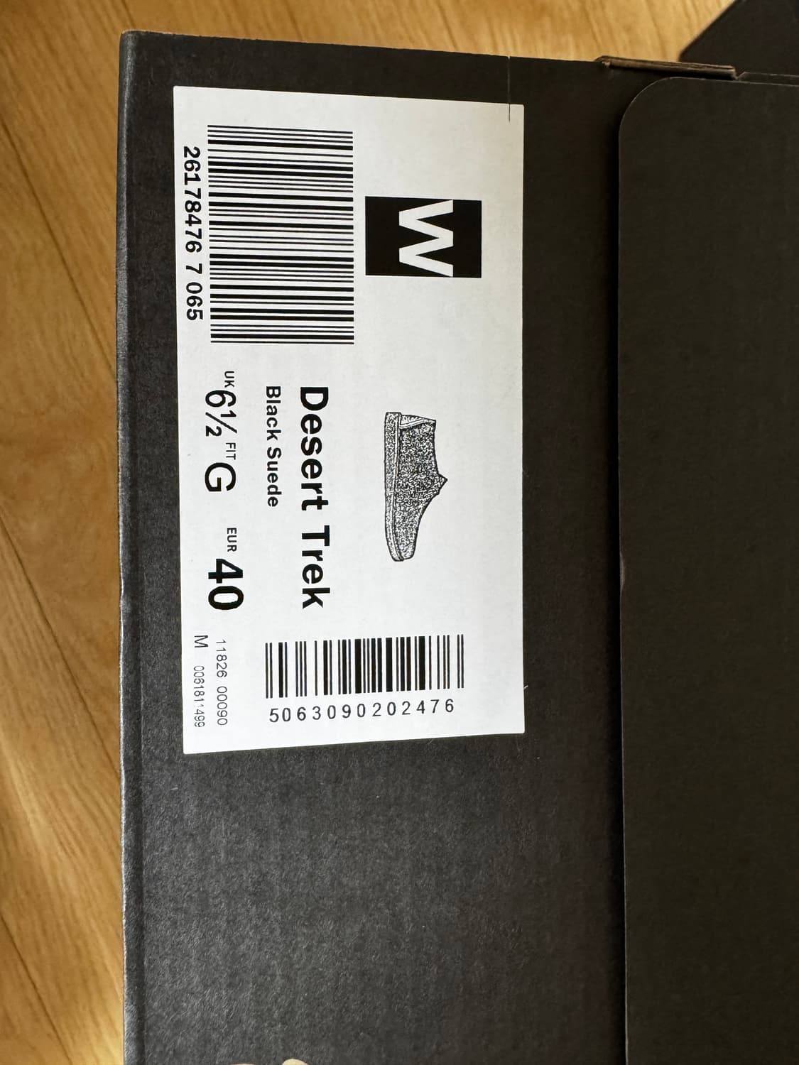 (새상품)클락스 데저트 트랙 250(UK6.5) 블랙 상품이미지4