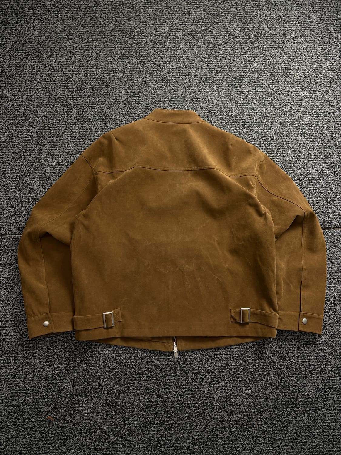 라퍼지스토어 스웨이드 레더 해링턴 자켓 브라운 1862 상품이미지4