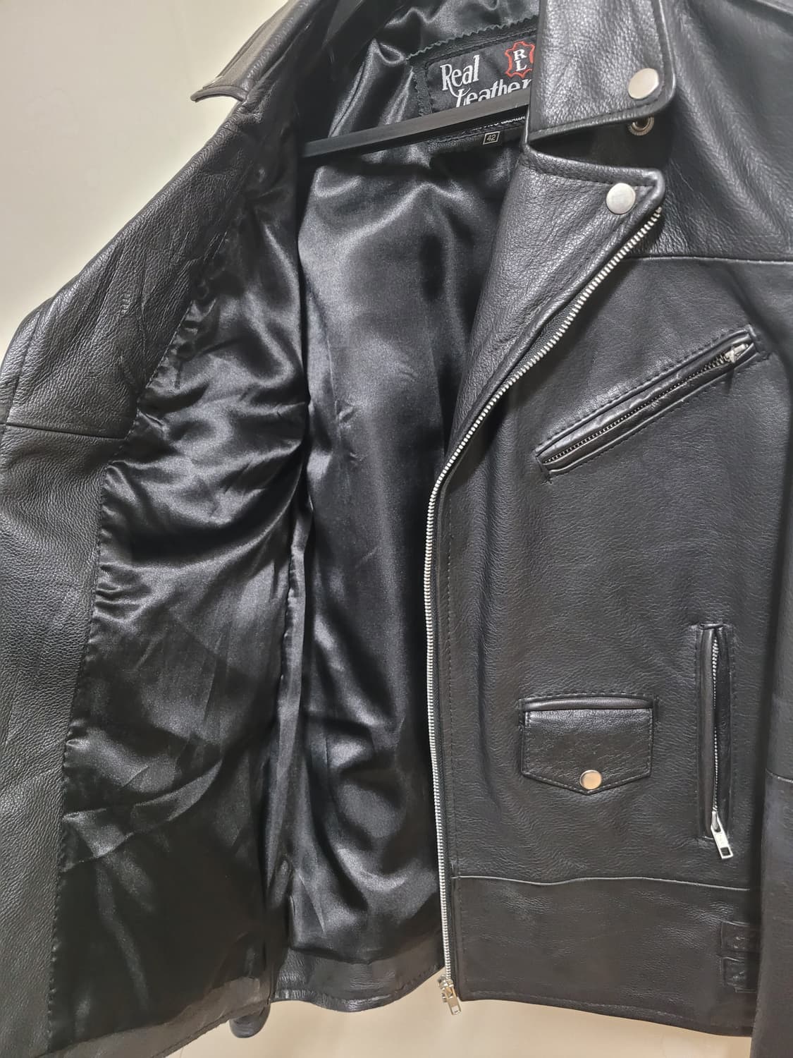 리얼 레더 라이더 가죽자켓 상품이미지6