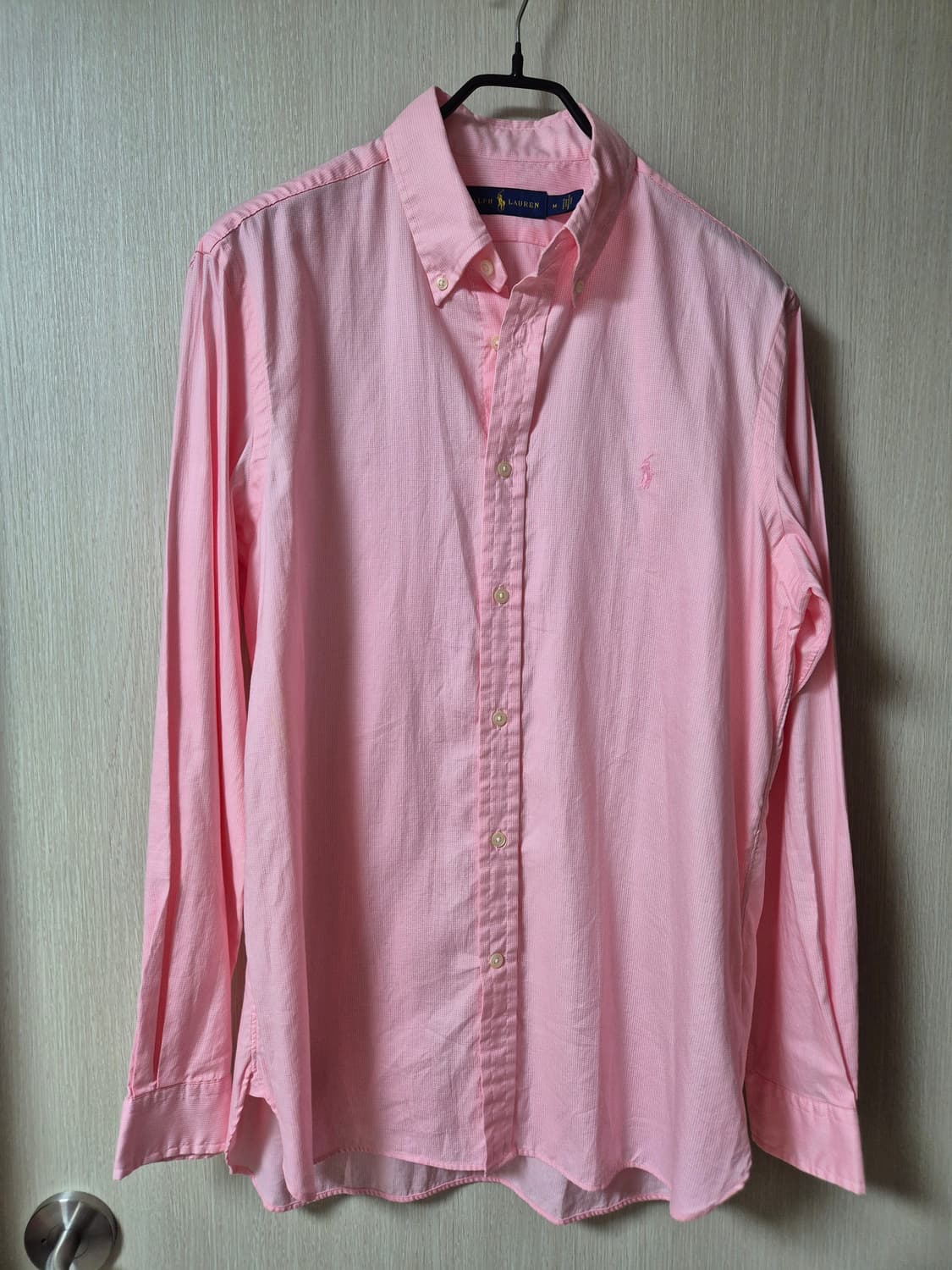 폴로 랄프로렌 핑크 셔츠 남방 남성 M 상품이미지1