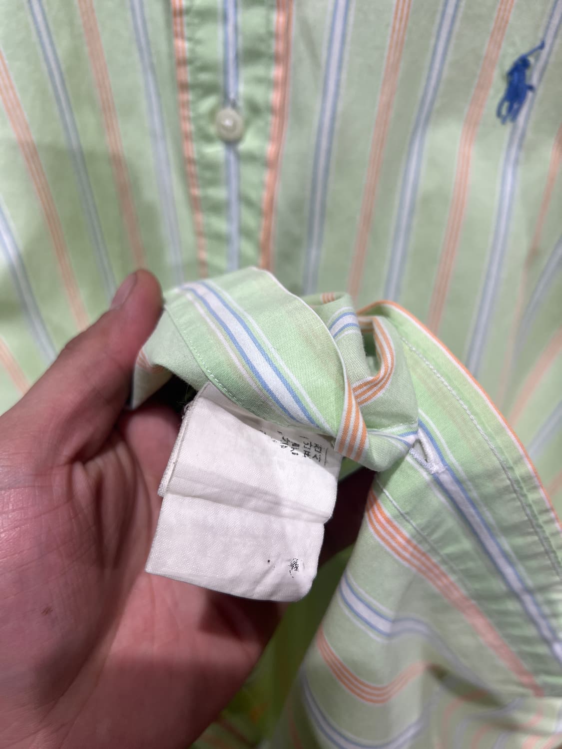 폴로 랄프로렌 멜론 체크 셔츠 상품이미지4