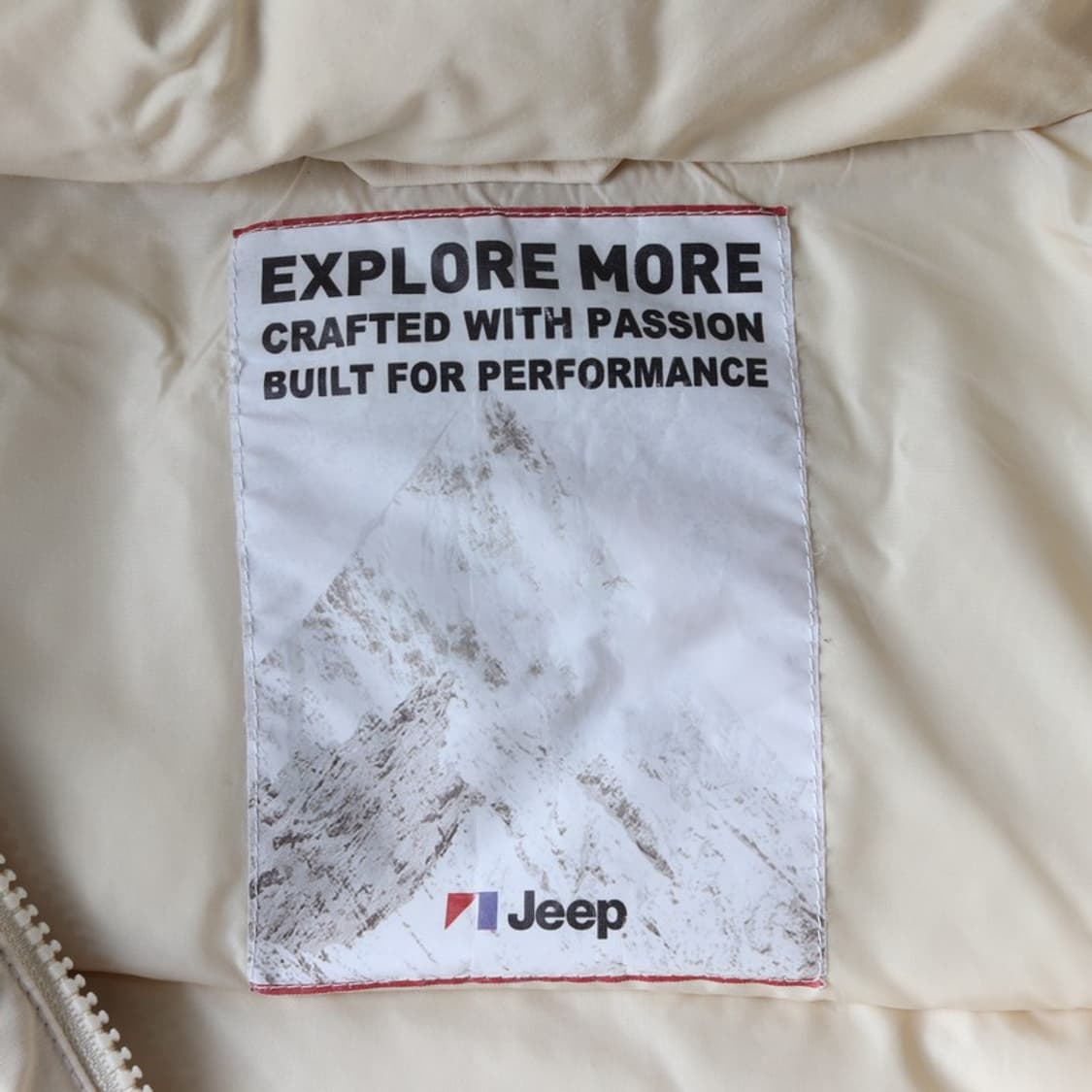 Jeep 빈티지 패치워크 다운 베스트 M 상품이미지6