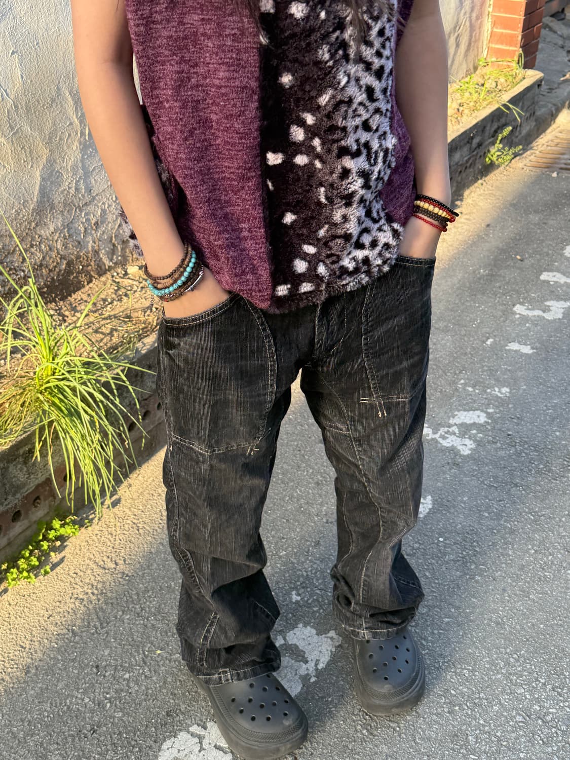 레오파드 포켓 레이어드 코디 세트  상품이미지5