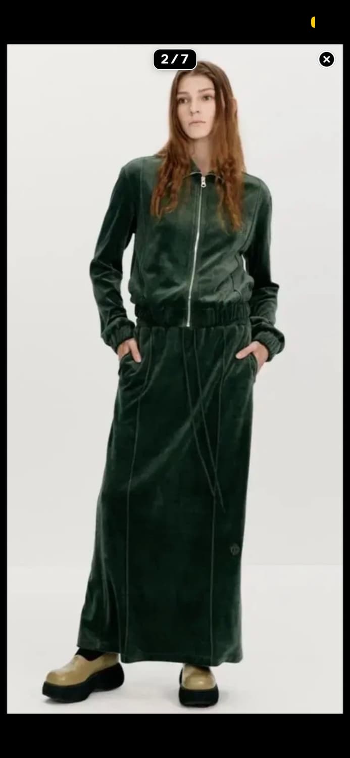 theopenproduct 벨벳 트랙 자켓 상품이미지5