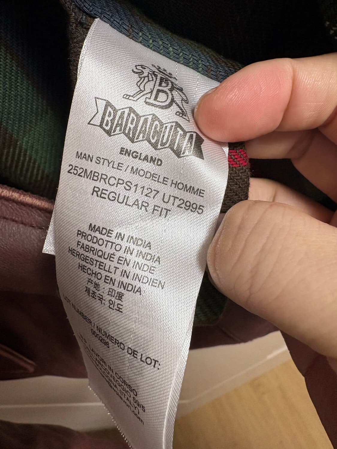 바라쿠타 25FW G9 LEATHER Chocolate 상품이미지4