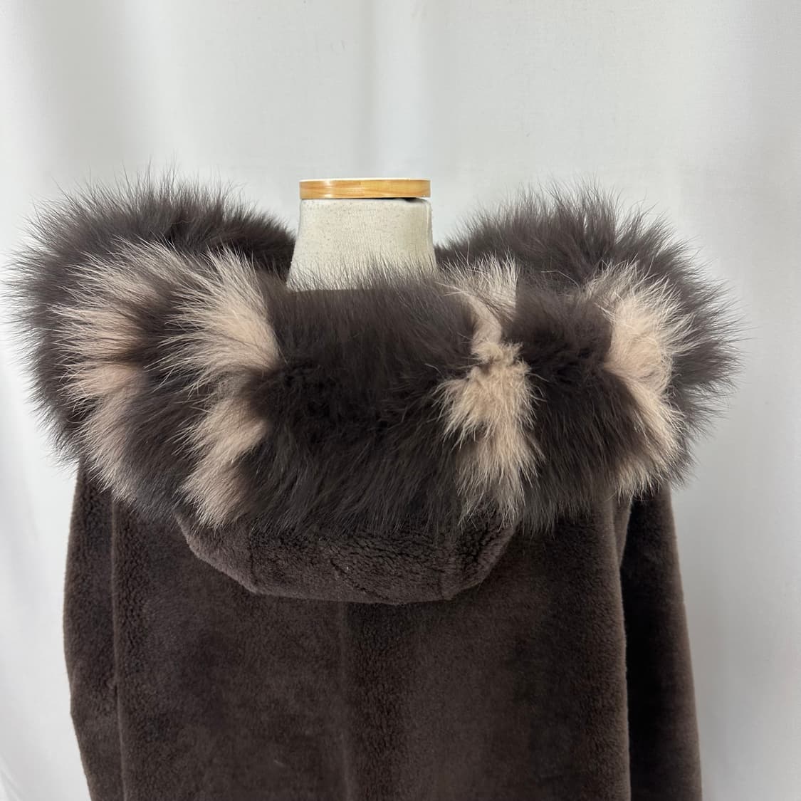 에이앤디 여자 사가퍼 천연모피 양모100% 후드자켓 66  상품이미지6