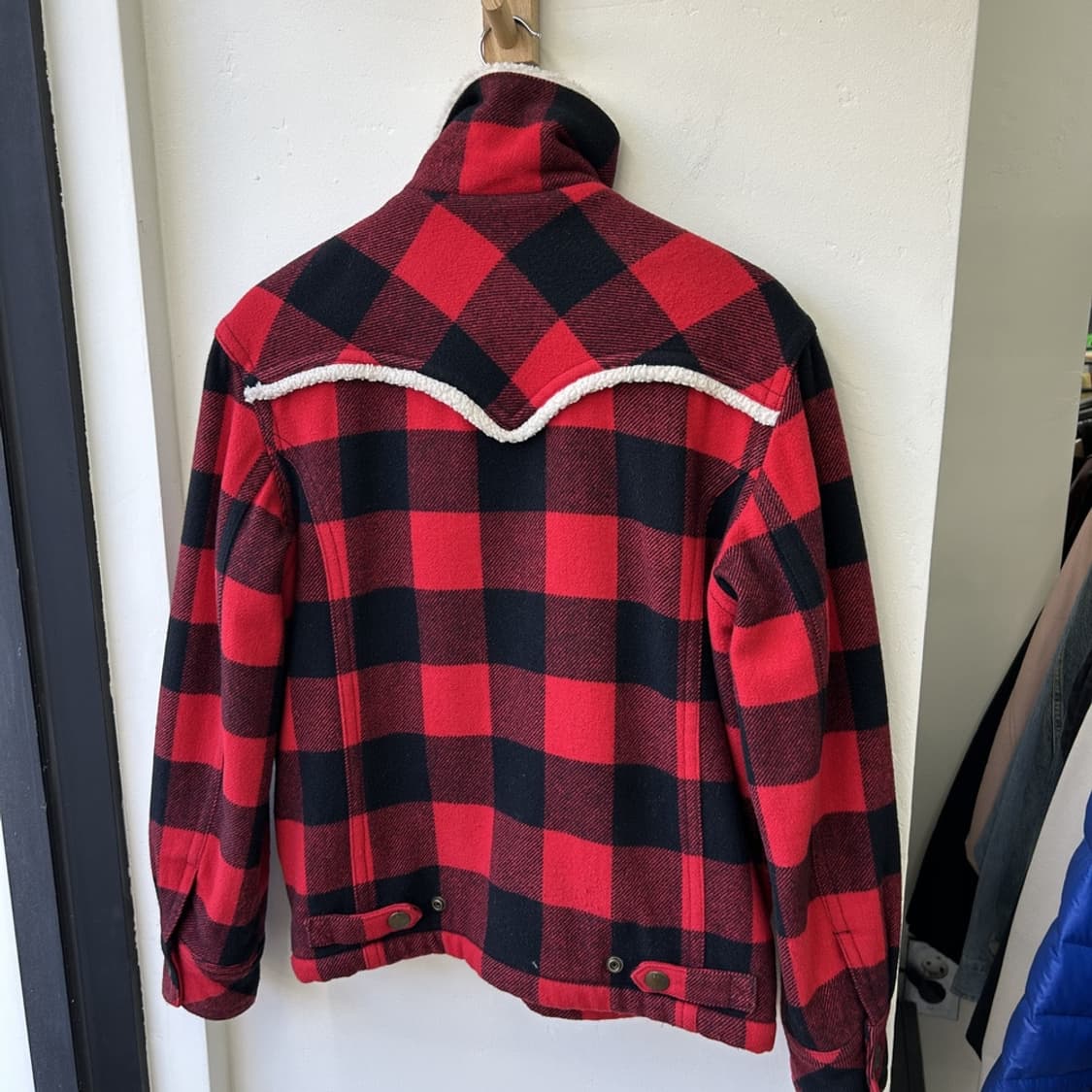 15918 - 리바이스 타탄체크 쉐르파 자켓 상품이미지7