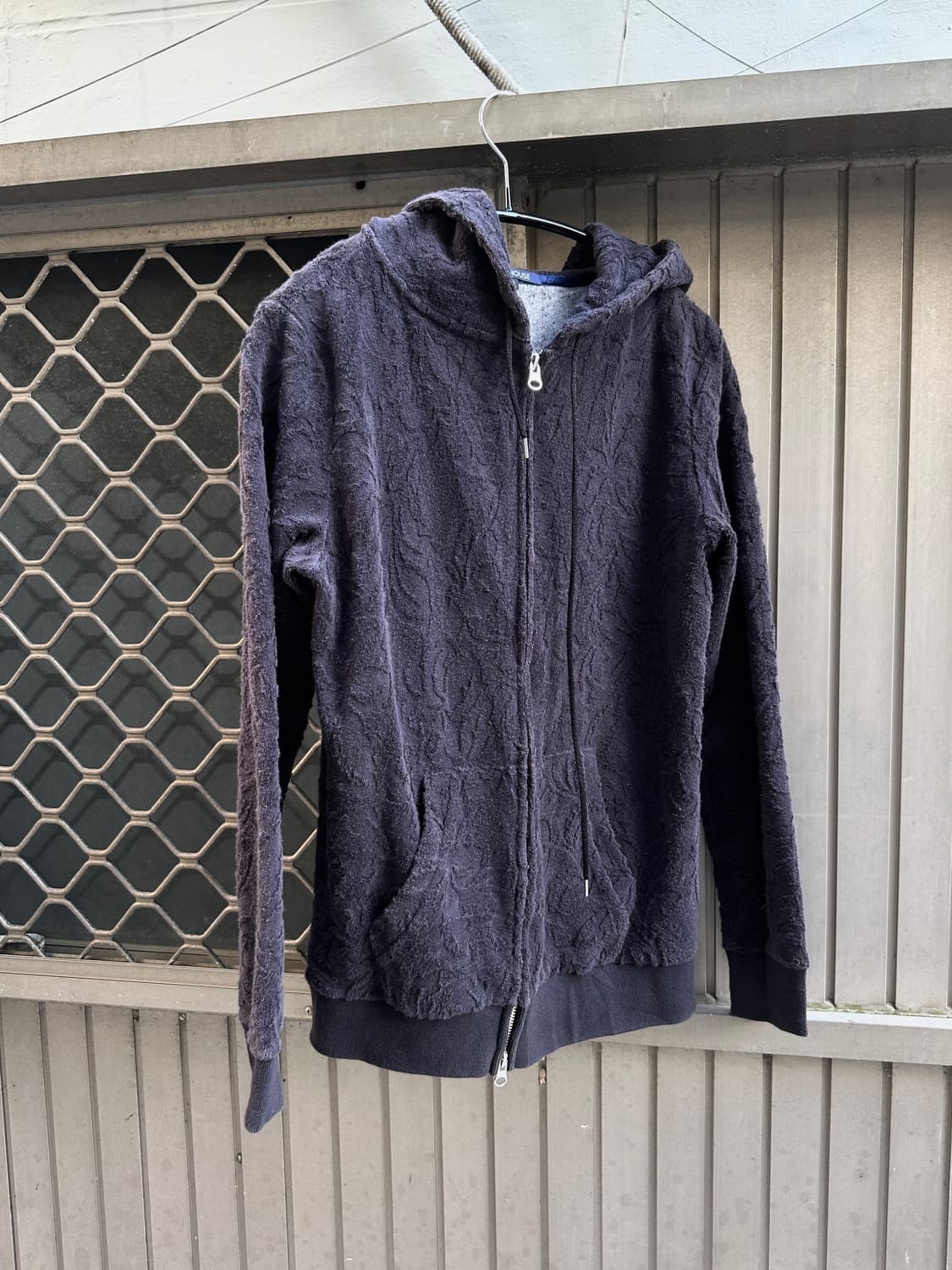 ABAHOUSE 2 way velvet grunge hood zip 상품이미지2
