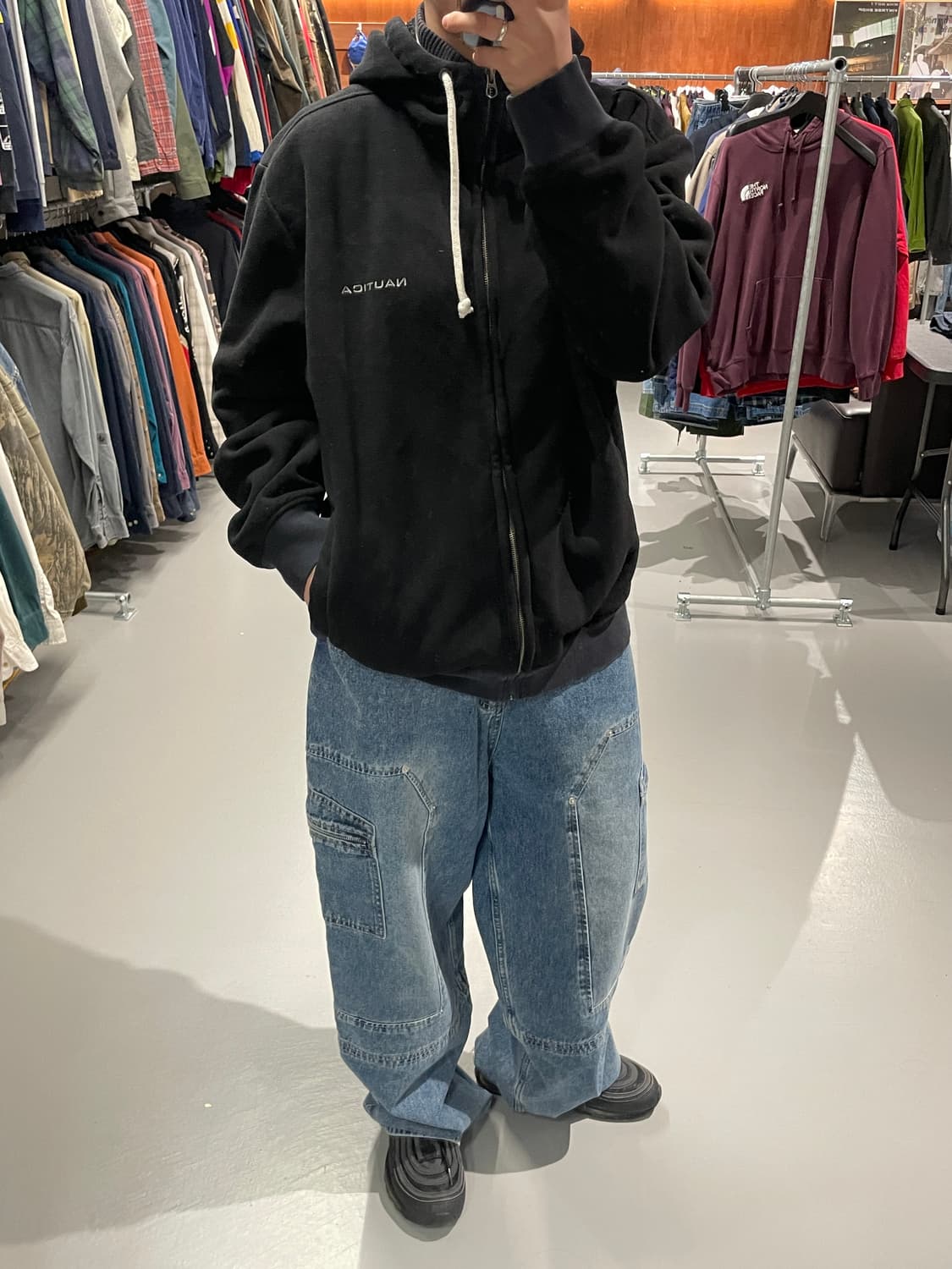 노티카 플리스 후드 집업 상품이미지4