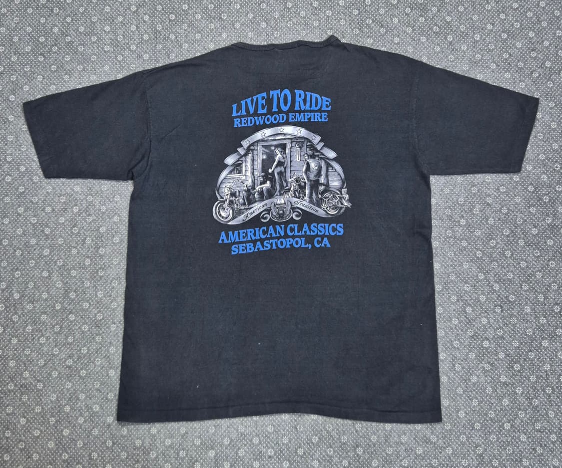 [XL]90s US made 할리데이비슨 레드우드 -817 상품이미지3