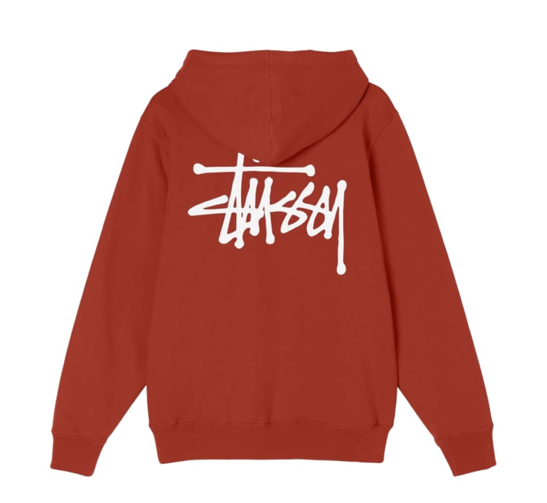 스투시 월드투어 후드 브릭 상품이미지2