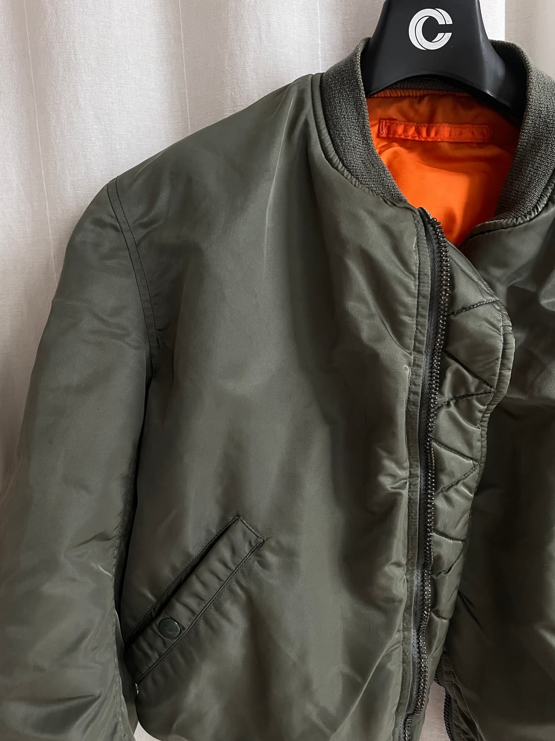 알파 1968s 정밀복각 ma-1 L 판매합니다 상품이미지2