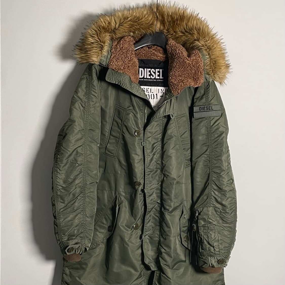 디젤 페이딩 N3-B 후드 퍼 자켓 (on.593) 상품이미지6