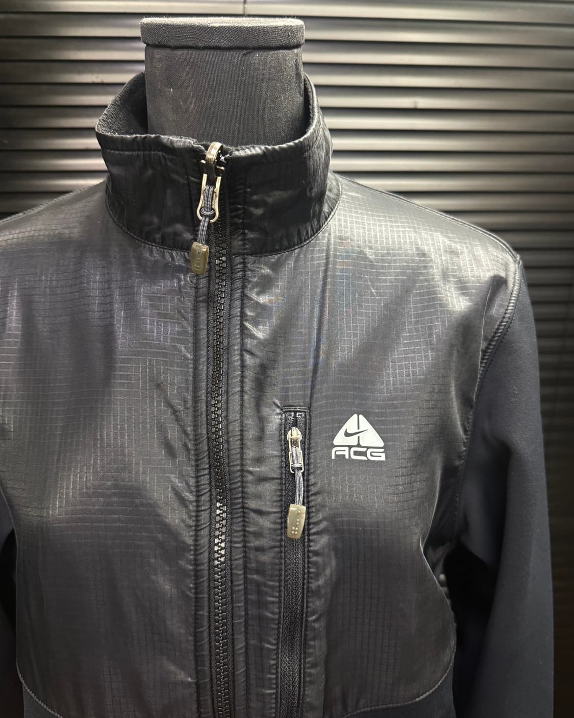 나이키 ACG 하이넥 집업 자켓 바람막이 아웃도어 등산 고프코어 M 95 상품이미지1