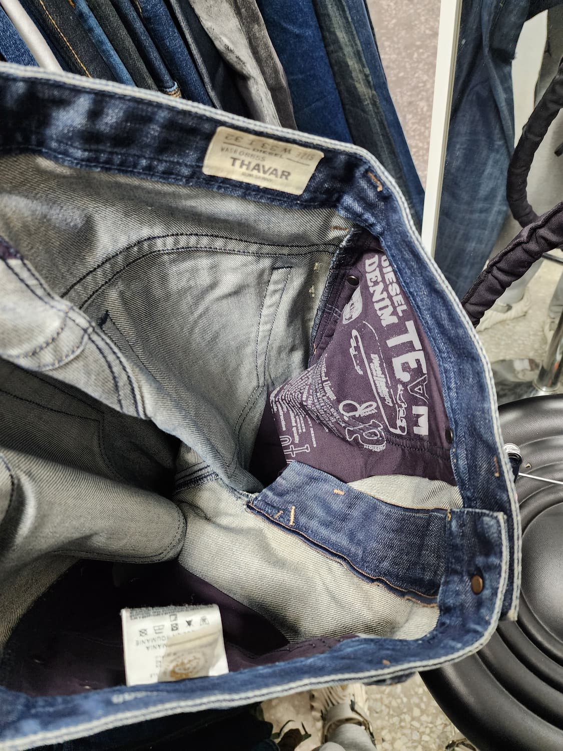 DIESEL 디젤 THAVAR 디트로이드 데님 상품이미지7