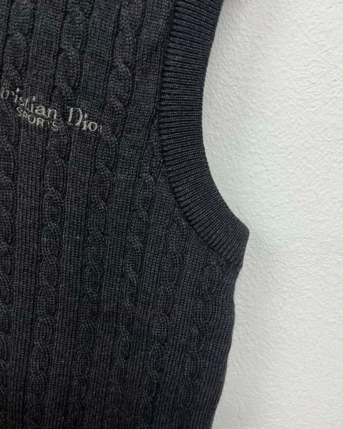 크리스찬 디올 무슈 스포츠 케이블 니트 베스트 상품이미지6