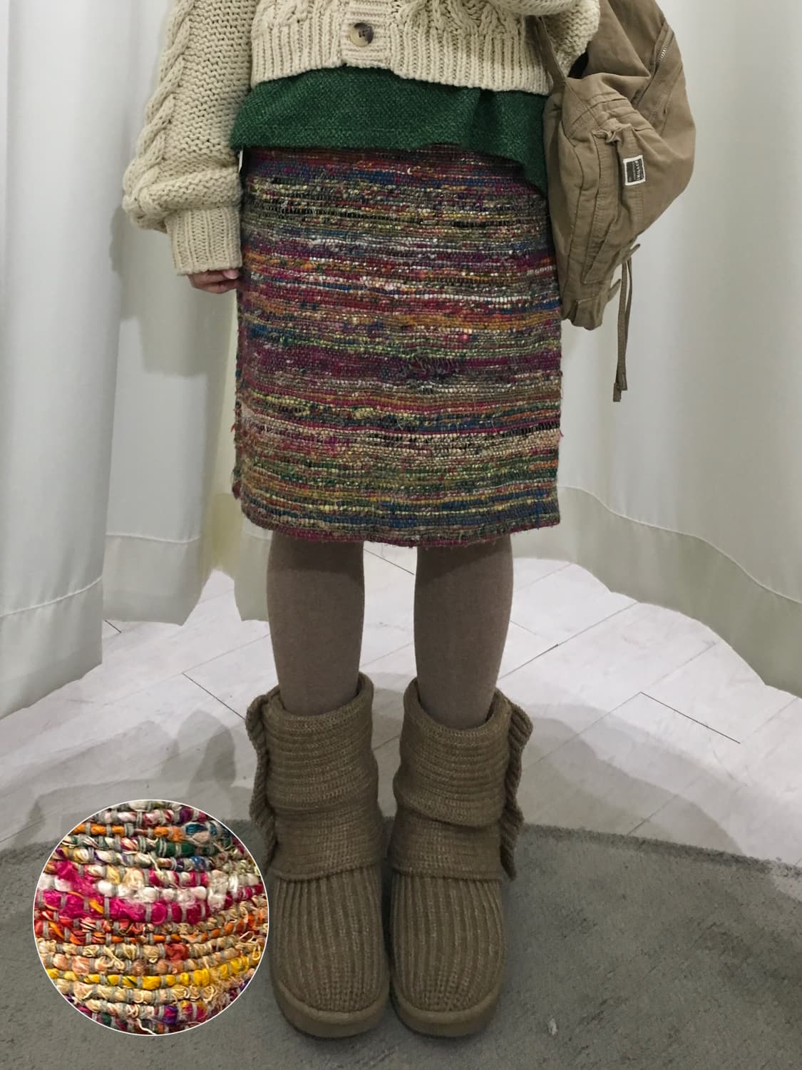 하구미 무지개 스커트 상품이미지1