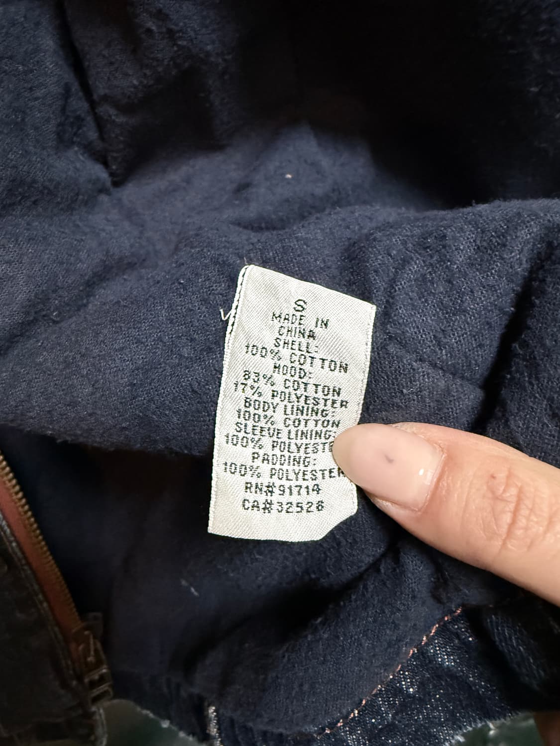 A|X 아르마니 익스체인지 데님 후드 자켓 S / 워싱 데님 자켓 / 남 상품이미지10